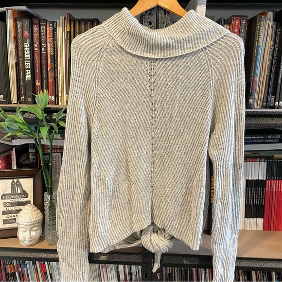 Anthropologie Moth Front Tie Knit Sweater - Picture 3 of 10